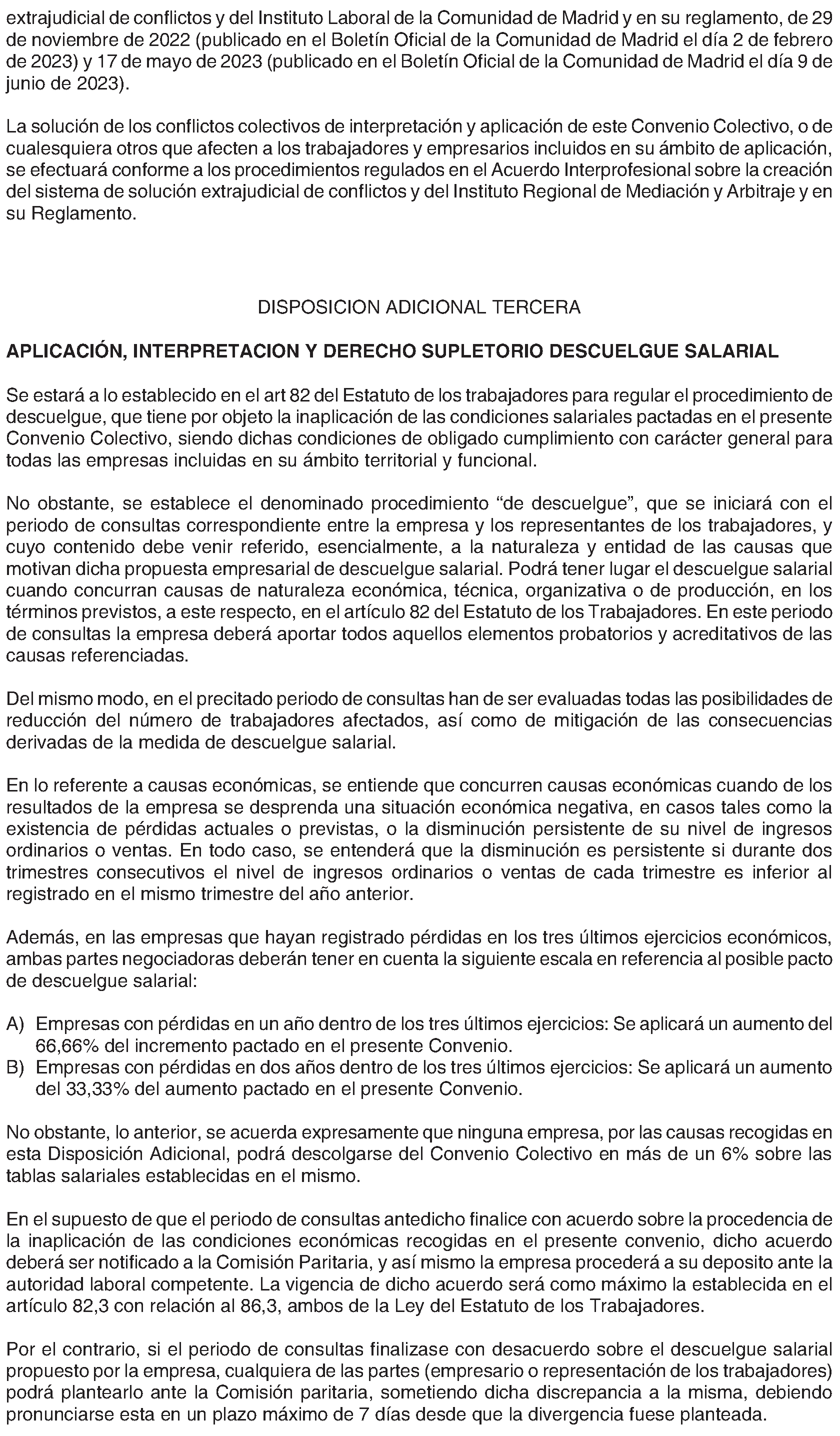 Imagen del artículo Consejería de economía, hacienda y empleo - Otras disposiciones (BOCM nº 2023-200)