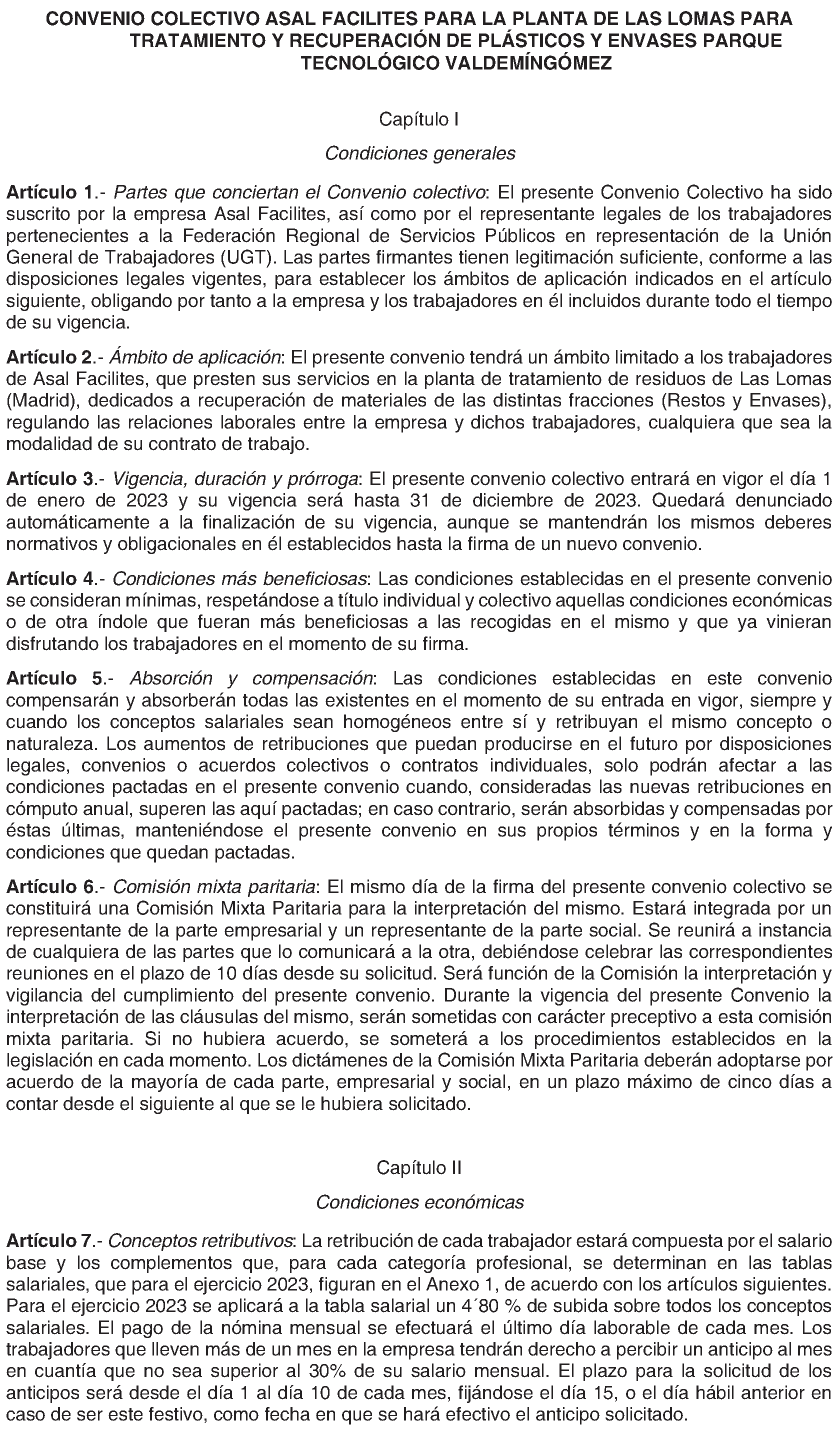 Imagen del artículo RESOLUCIÓN de 8 de noviembre de 2023, de la Dirección General de Trabajo de la Consejería de Economía, Hacienda y Empleo, sobre registro, depósito y publicación del convenio colectivo de la empresa Asal Facilities, S. L. U. (código número 28103571012023).