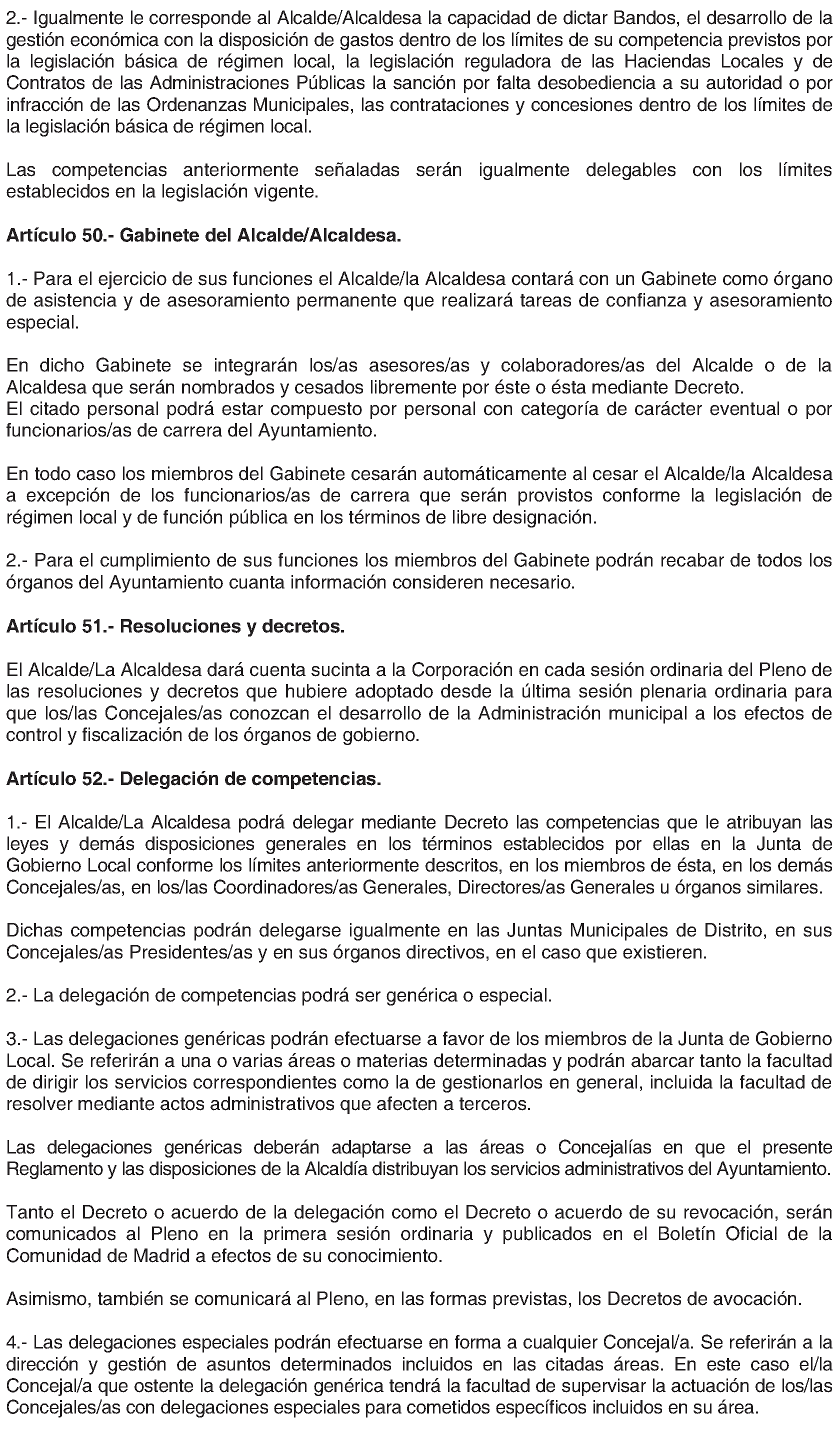 Imagen del artículo Alcalá de Henares. Organización y funcionamiento. Reglamento Orgánico Municipal