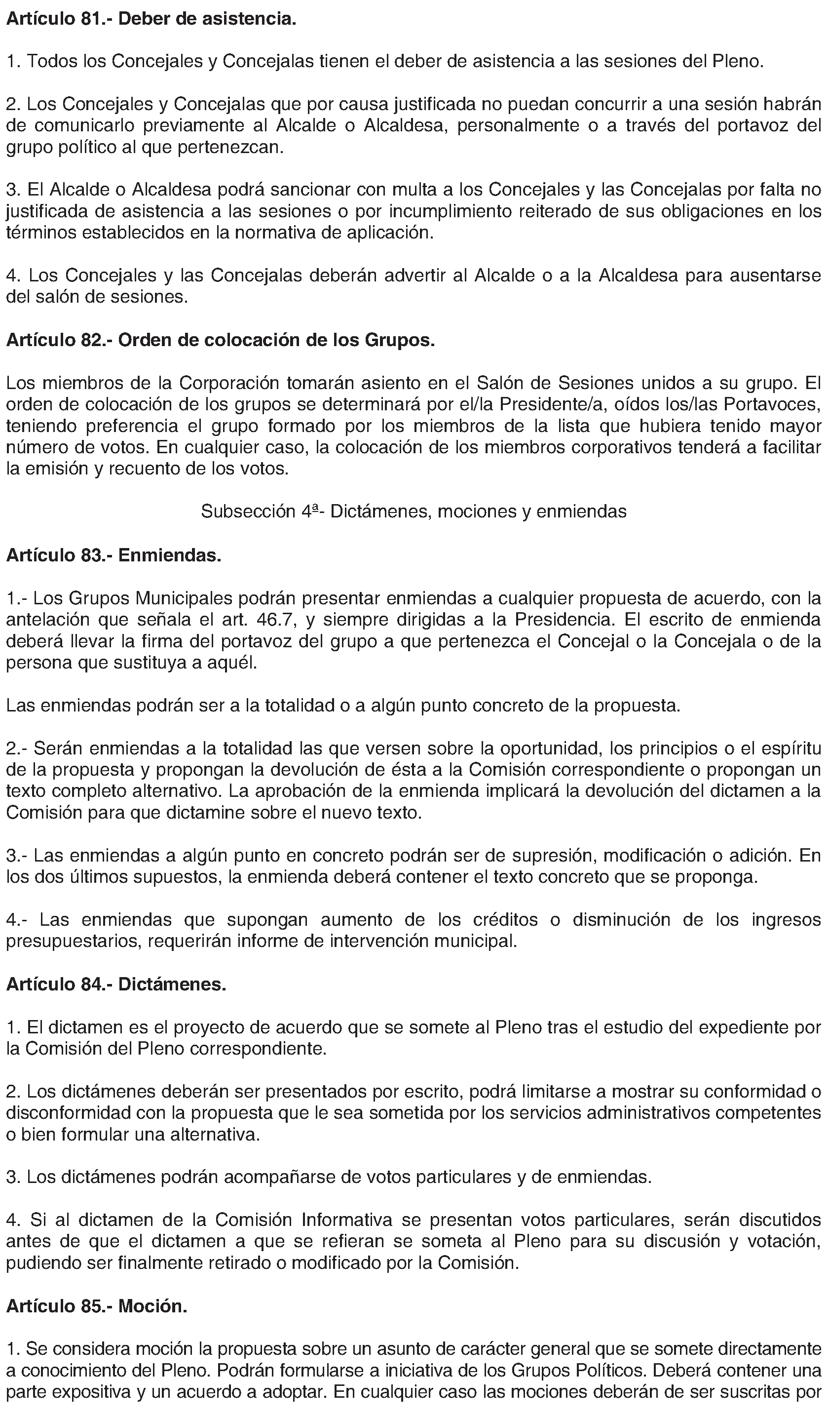 Imagen del artículo Alcalá de Henares. Organización y funcionamiento. Reglamento Orgánico Municipal