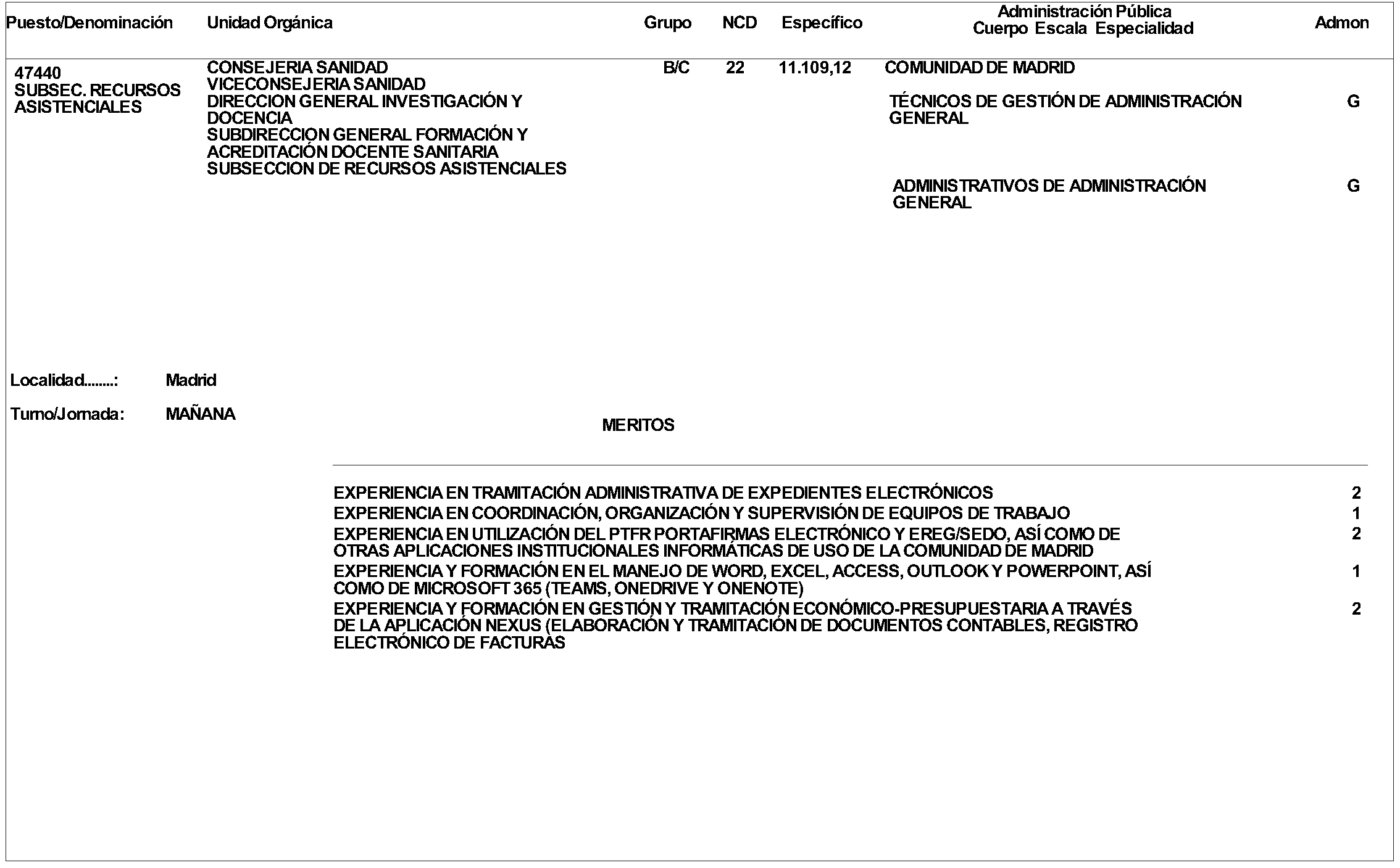 Imagen del artículo ORDEN 978/2024, de 17 de junio, de la Consejera de Sanidad, por la que se aprueba convocatoria pública para la provisión de puestos de trabajo vacantes en la Consejería de Sanidad por el procedimiento de Concurso de Méritos.