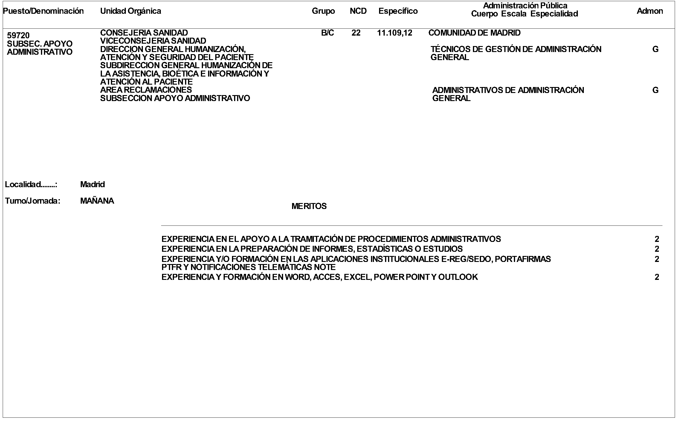 Imagen del artículo ORDEN 978/2024, de 17 de junio, de la Consejera de Sanidad, por la que se aprueba convocatoria pública para la provisión de puestos de trabajo vacantes en la Consejería de Sanidad por el procedimiento de Concurso de Méritos.