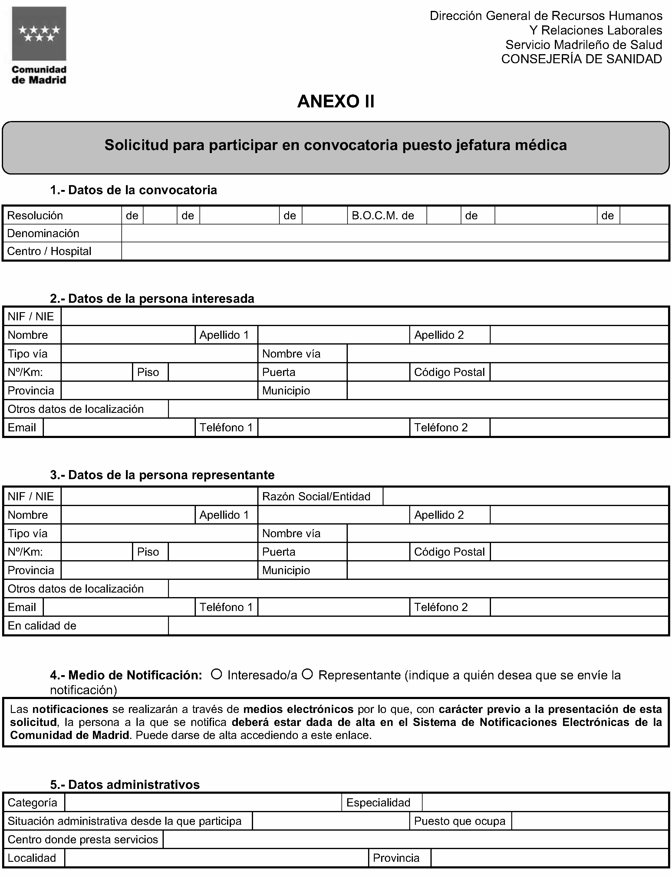 Imagen del artículo RESOLUCIÓN de 18 de junio de 2024 de la Dirección Gerencia de la Empresa Pública Unidad Central de Radiodiagnóstico del Servicio Madrileño de Salud por la que se convoca un puesto de Jefe/a de Sección de Radiodiagnóstico (Patología mamaria) en este centro asistencial para su cobertura mediante nombramiento provisional.