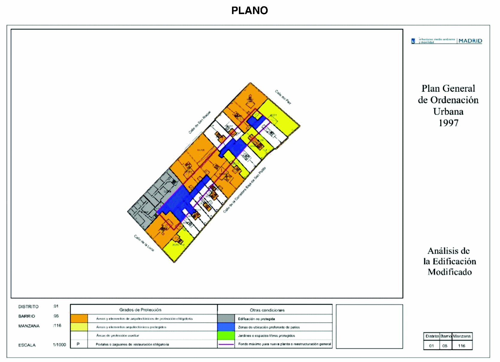 Imagen del artículo Madrid. Urbanismo. Área de Gobierno de Urbanismo, Medio Ambiente y Movilidad. Plan especial