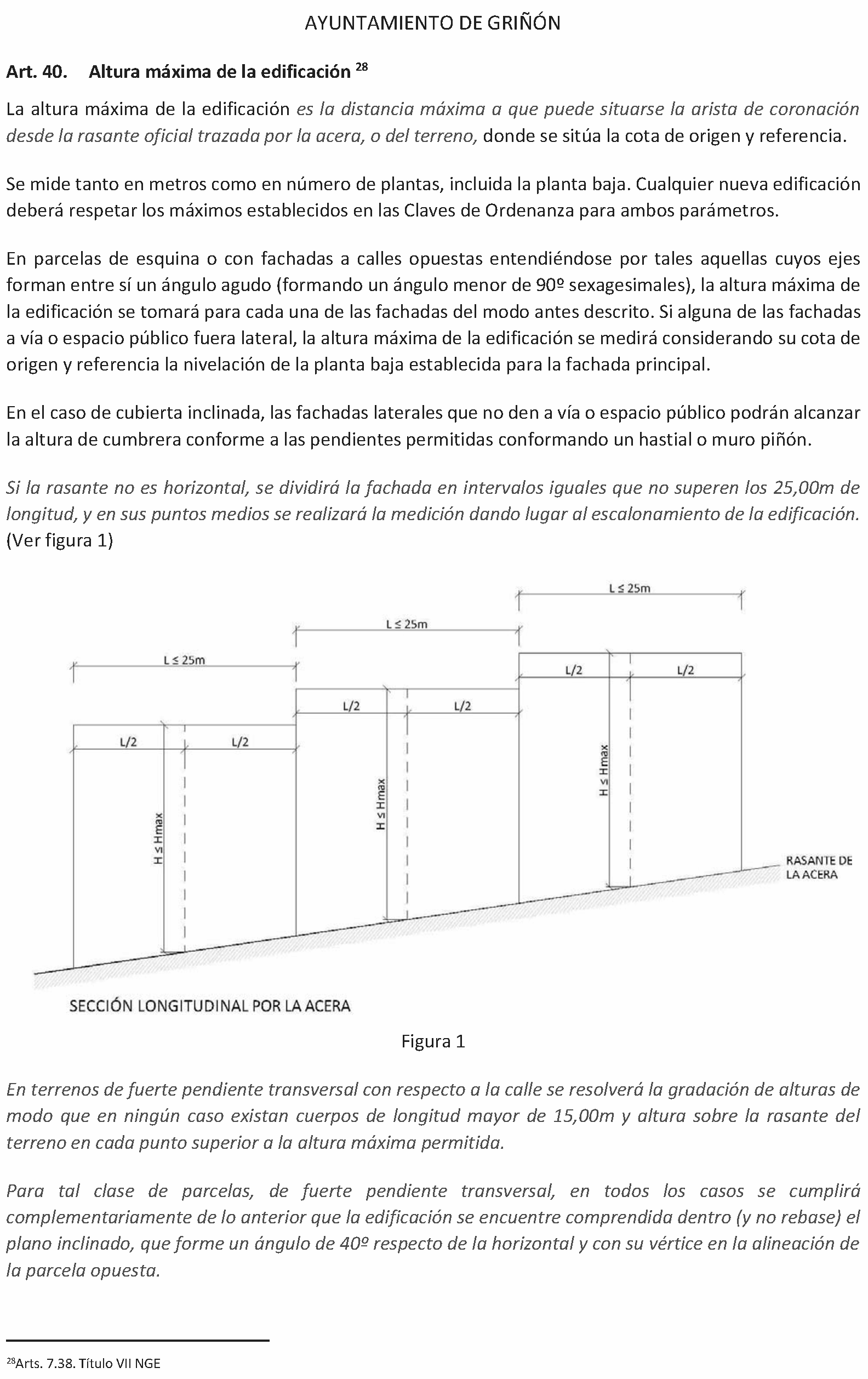 Imagen del artículo Griñón. Organización y funcionamiento. Ordenanza edificación