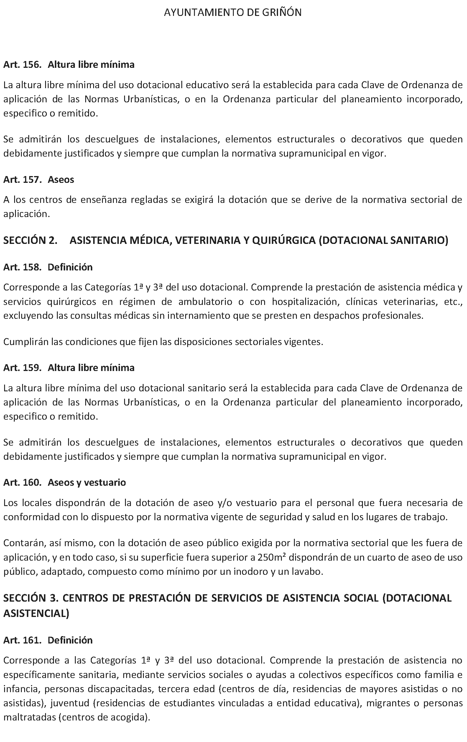 Imagen del artículo Griñón. Organización y funcionamiento. Ordenanza edificación