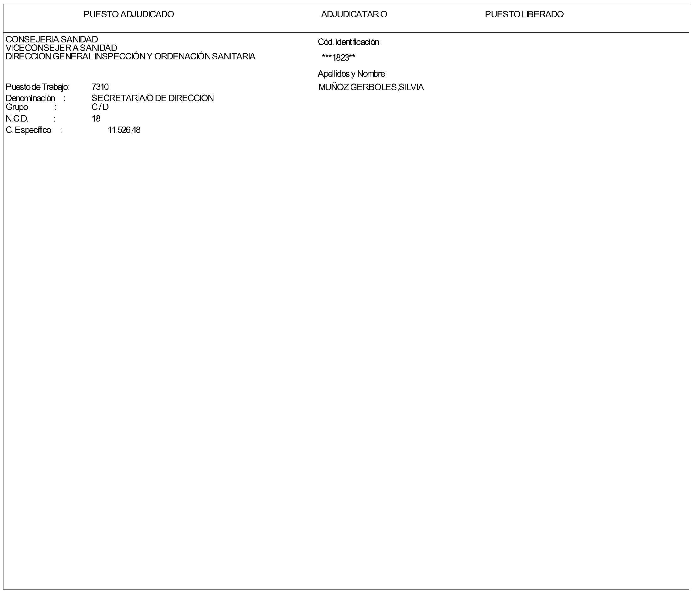 Imagen del artículo ORDEN 1121/2024, de 5 de julio, de la Consejera de Sanidad, por la que se resuelve la convocatoria aprobada por Orden 604/2024, de 8 de abril, de esta Consejería de Sanidad (BOLETÍN OFICIAL DE LA COMUNIDAD DE MADRID de 17 de abril), para la provisión de un puesto de trabajo vacante en la citada Consejería por el procedimiento de Libre Designación.