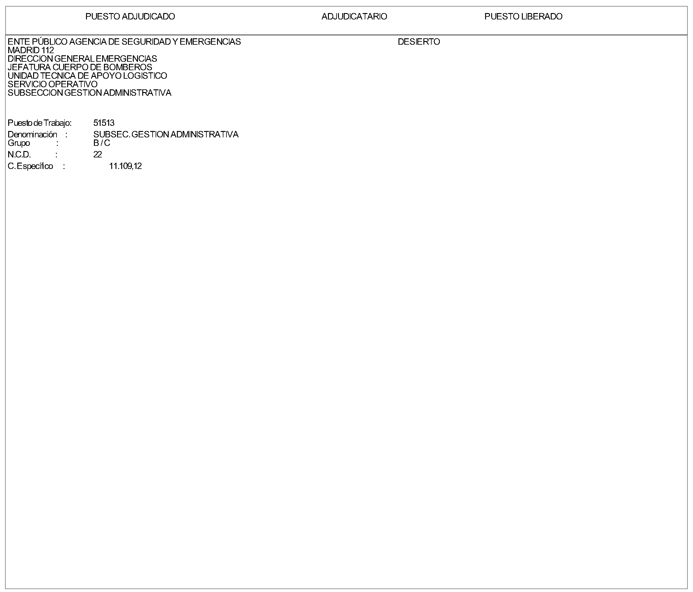 Imagen del artículo ORDEN 2519/2024, de 8 de julio, de la Consejería de Medio Ambiente, Agricultura e Interior, por la que se resuelve la convocatoria aprobada mediante Orden 1326/2024, de 17 de abril de 2024 (BOLETÍN OFICIAL DE LA COMUNIDAD DE MADRID de 29 de abril de 2024), por la que se aprobó convocatoria pública para la provisión de un puesto de trabajo vacante en la Consejería de Medio Ambiente, Agricultura e Interior, por el procedimiento de Concurso de Méritos.