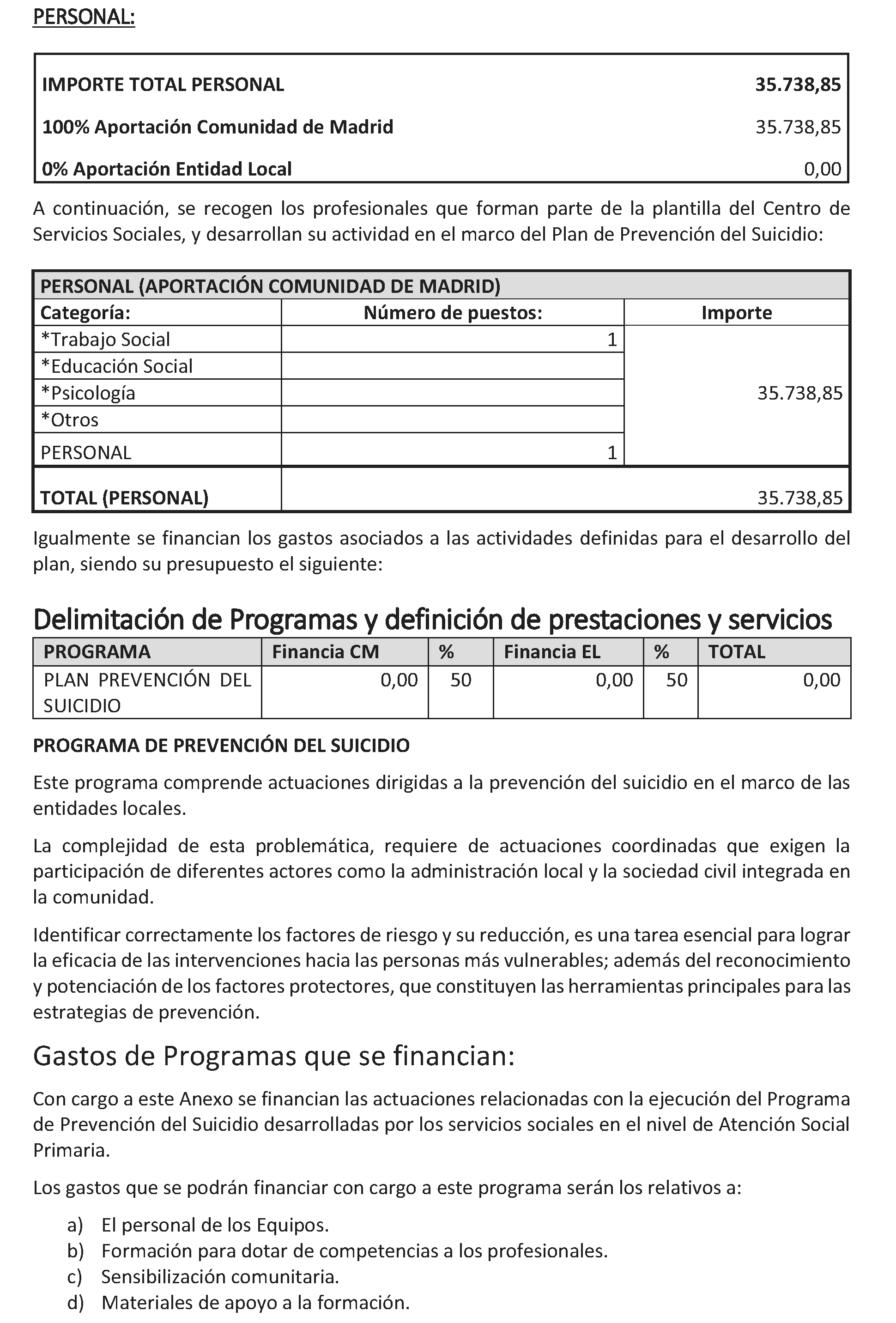 Imagen del artículo ADENDA de 2 de julio de 2024, de modificación del convenio de colaboración entre la Comunidad de Madrid, a través de la Consejería de Familia, Juventud y Asuntos Sociales, y la Mancomunidad de Servicios Sociales Las Cañadas, para el desarrollo de la Atención Social Primaria y otros programas por los Servicios Sociales de las Entidades Locales para el año 2024.