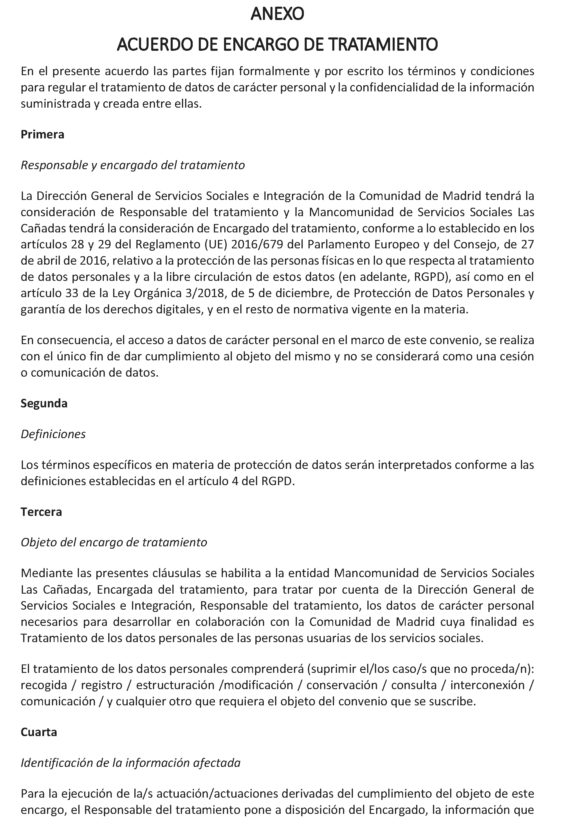 Imagen del artículo ADENDA de 2 de julio de 2024, de modificación del convenio de colaboración entre la Comunidad de Madrid, a través de la Consejería de Familia, Juventud y Asuntos Sociales, y la Mancomunidad de Servicios Sociales Las Cañadas, para el desarrollo de la Atención Social Primaria y otros programas por los Servicios Sociales de las Entidades Locales para el año 2024.