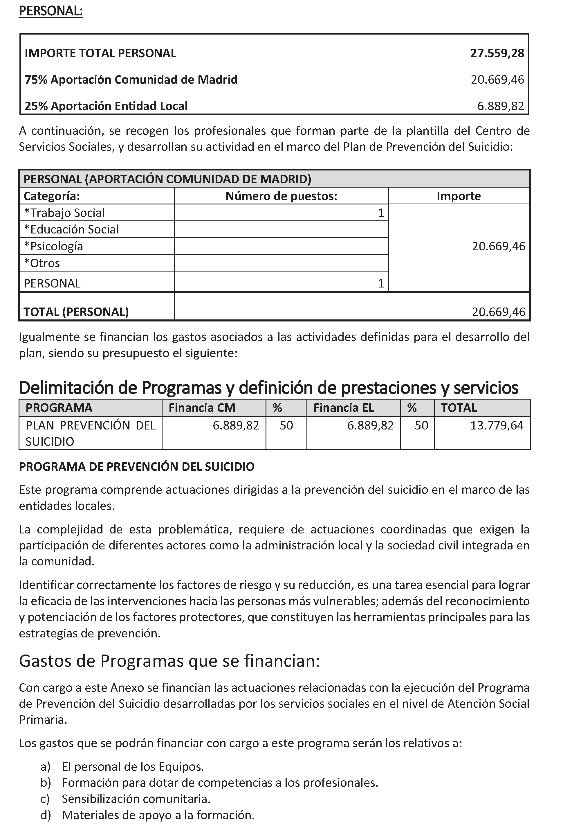 Imagen del artículo ADENDA de 2 de julio de 2024, de modificación del convenio de colaboración entre la Comunidad de Madrid, a través de la Consejería de Familia, Juventud y Asuntos Sociales, y el Ayuntamiento de San Fernando de Henares, para el desarrollo de la Atención Social Primaria y otros programas por los Servicios Sociales de las Entidades Locales para el año 2024.