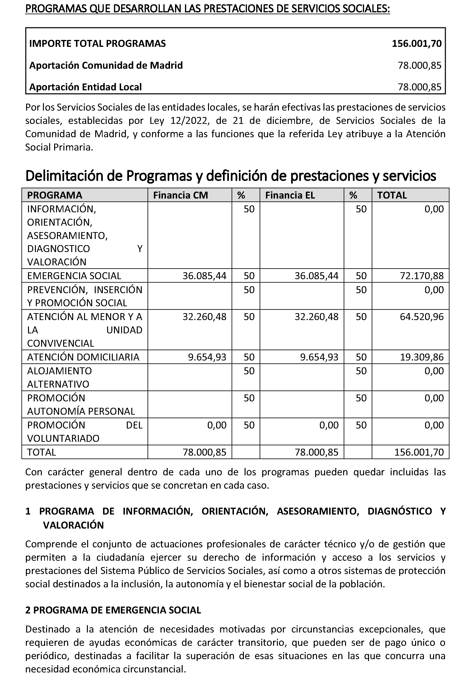 Imagen del artículo ADENDA de 4 de julio de 2024, de modificación del convenio de colaboración entre la Comunidad de Madrid, a través de la Consejería de Familia, Juventud y Asuntos Sociales y el Ayuntamiento de Humanes de Madrid para el desarrollo de la Atención Social Primaria y otros programas por los Servicios Sociales de las Entidades Locales para el año 2024.