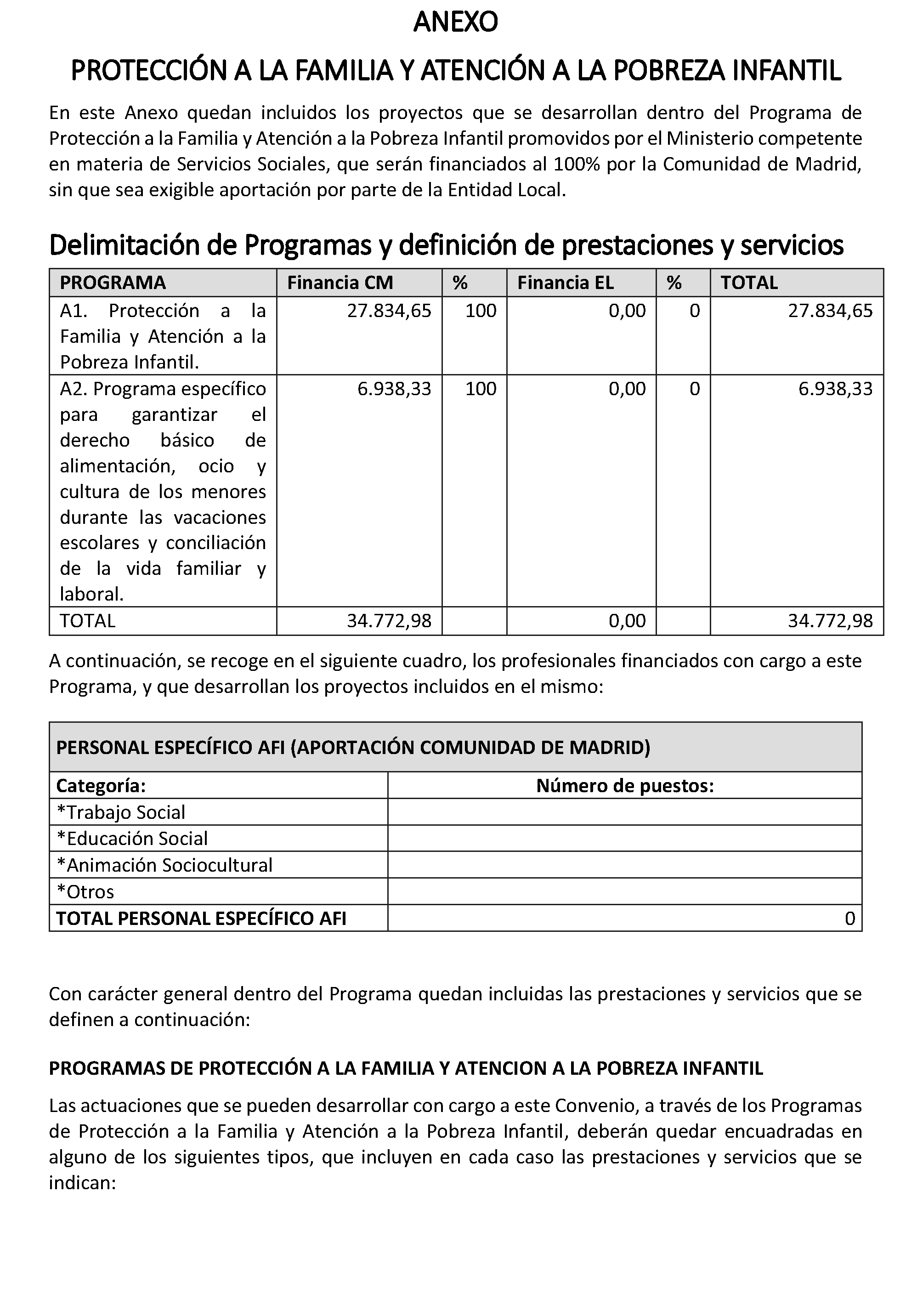 Imagen del artículo ADENDA de 4 de julio de 2024, de modificación del convenio de colaboración entre la Comunidad de Madrid, a través de la Consejería de Familia, Juventud y Asuntos Sociales y el Ayuntamiento de Humanes de Madrid para el desarrollo de la Atención Social Primaria y otros programas por los Servicios Sociales de las Entidades Locales para el año 2024.