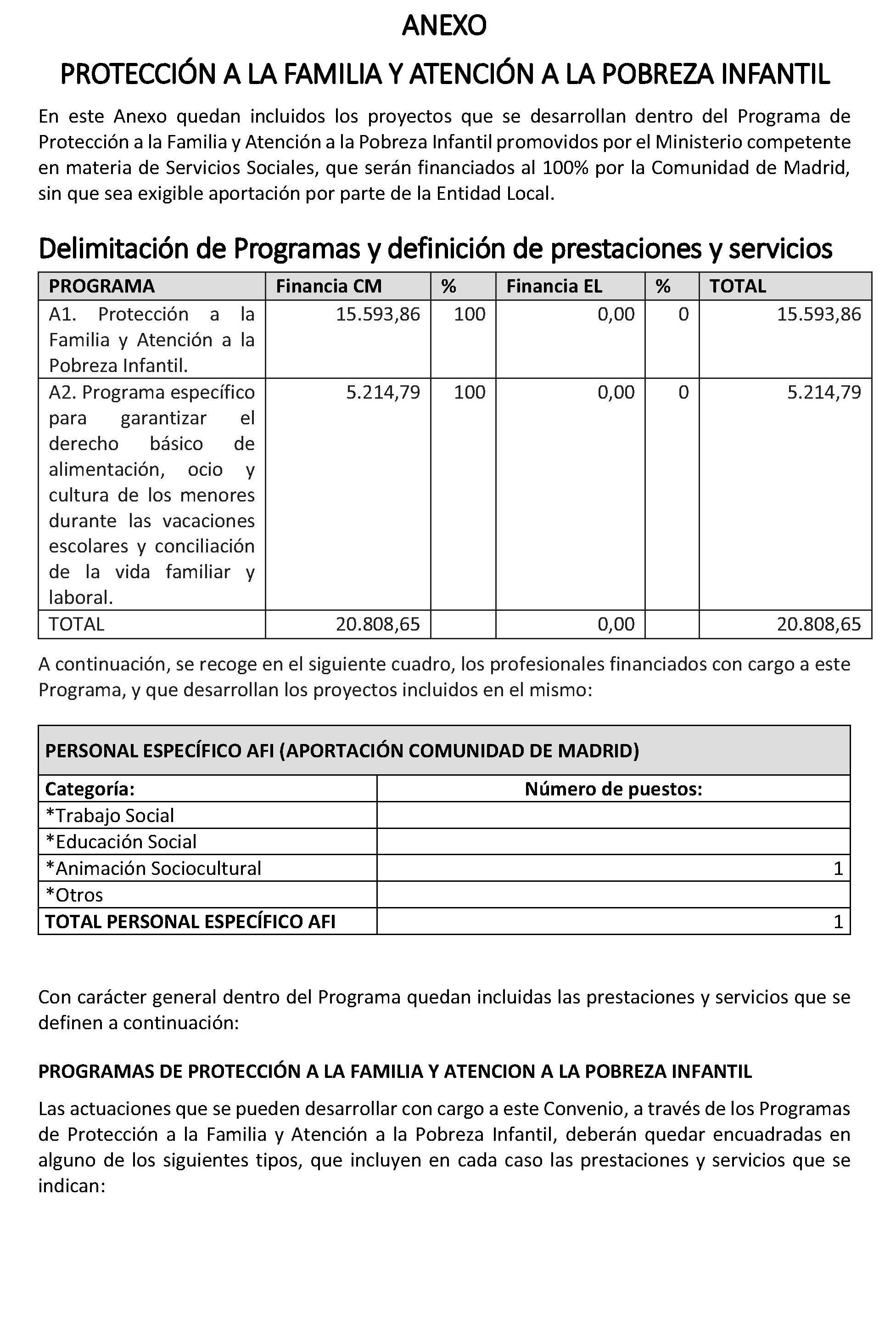 Imagen del artículo ADENDA de 4 de julio de 2024, de modificación del convenio de colaboración entre la Comunidad de Madrid, a través de la Consejería de Familia, Juventud y Asuntos Sociales y el Ayuntamiento de Navas del Rey, para el desarrollo de la Atención Social Primaria y otros programas por los Servicios Sociales de las Entidades Locales para el año 2024.