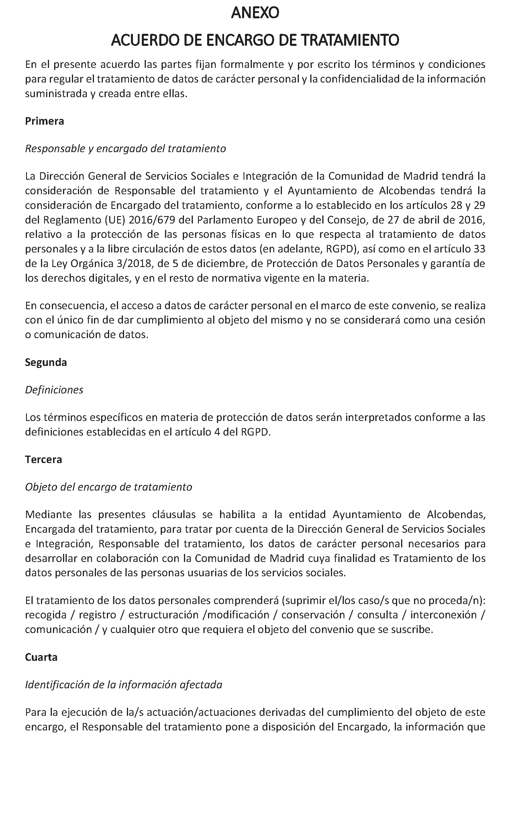 Imagen del artículo ADENDA de 4 de julio de 2024, de modificación del Convenio de colaboración entre la Comunidad de Madrid, a través de la Consejería de Familia, Juventud y Asuntos Sociales, y el Ayuntamiento de Alcobendas, para el desarrollo de la Atención Social Primaria y otros programas por los Servicios Sociales de las Entidades Locales para el año 2024.